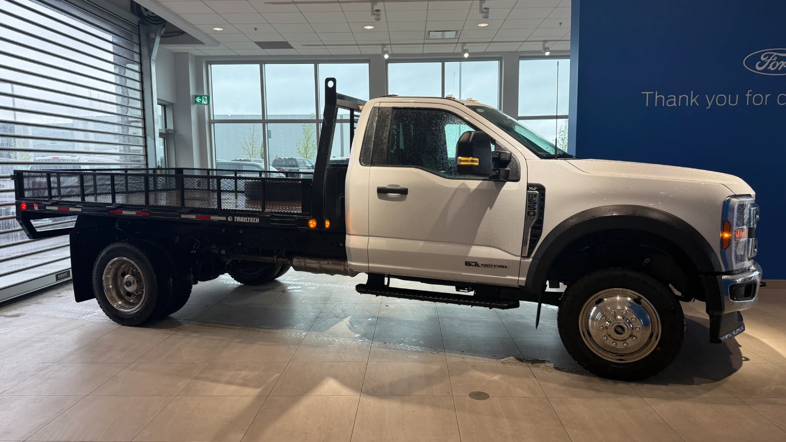 Another Ford F550 With Flat Deck And Sides commercial vehicle upfit sold by FleetByDimitri