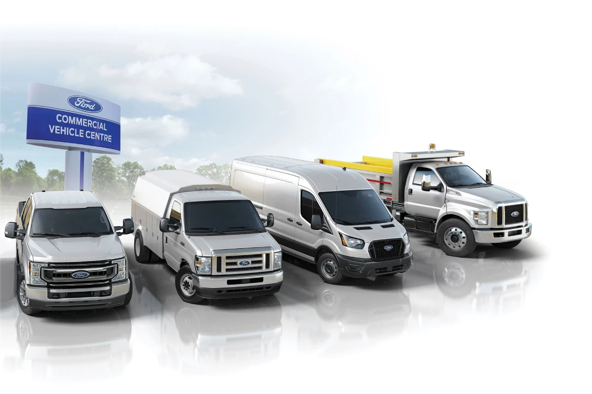 Standardized commercial pickup fleet vehicles